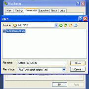 Browse to the folder with the SoftR9700 script