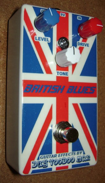 'British Blues' Marshall Bluesbreaker clone pedal - top