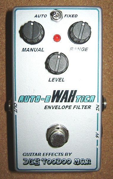 'Auto-eWAHtica' envelope filter (auotwah) pedal - top