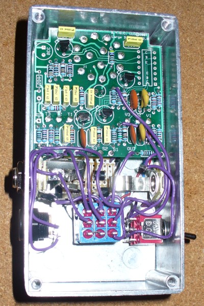 'Mega-Muff' BMP clone fuzz pedal - gut shot