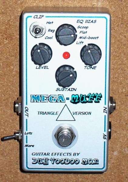 'Mega-Muff' BMP clone fuzz pedal - top