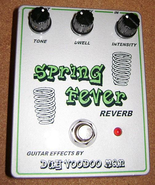 'Spring Fever' Reverb pedal - top