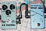 'E-Z Squeezy' compressor pedal (Ross clone) and 'Swap Meet' A-B switch