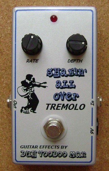 'Shakin' All Over' BYOC Tremolo Pedal - top