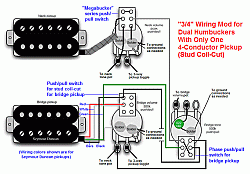 "3/4" Wiring Mod, Coil-Cut Version