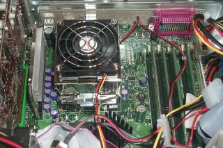 PowerLeap custom heatsink/fan installed
