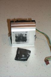 The tape square peels right off...